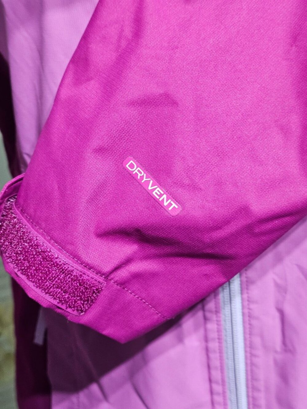 The North Face Girls Youth Pink Magenta Windbreaker Hooded Jacket Sz L14/16 2986 - Picture 11 of 15